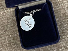 Load image into Gallery viewer, Our Lady Of Loretto Silver Pendant With Chain Religious