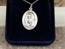Load image into Gallery viewer, Saint Paul Silver Pendant With 18 Inch Curb Chain Religious