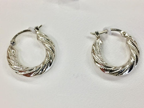 Sterling Silver Hoop Earrings