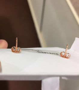 Rose Gold Geometric Earrings