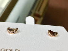 Load image into Gallery viewer, Rose Gold Button Stud Earrings
