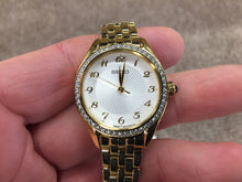 Load image into Gallery viewer, Seiko Gold Tone Crystal Women&#39;s Watch