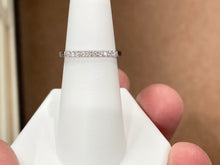Load image into Gallery viewer, 14 K White Gold Diamond Band/Ring 0.20  Carats