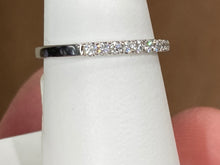 Load image into Gallery viewer, 14 K White Gold Diamond Band/Ring 0.20  Carats