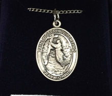 Cargar imagen en el visor de la galería, Saint Joseph Of Cupertino Silver Pendant Religious