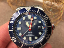 Cargar imagen en el visor de la galería, Men&#39;s Seiko Solar Divers Watch P.A.D.I Approved SNE435