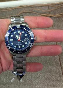 Men's Seiko Solar Divers Watch P.A.D.I Approved SNE435