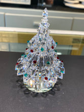 Load image into Gallery viewer, Christmas Tree Crystal Figurine