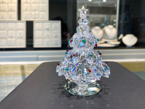 Christmas Tree Crystal Figurine