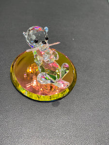 Chillin Otter Crystal Figurine