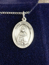Load image into Gallery viewer, Saint Anastasia Silver Pendant And Chain Religious