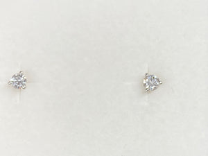 Diamond Stud Earrings 0.41 Carats White Gold