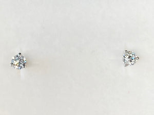 Diamond Stud Earrings 0.62 Carats