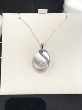 Load image into Gallery viewer, Silver Diamond Locket