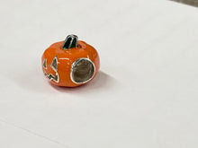Load image into Gallery viewer, Jack O Lantern Silver Bead