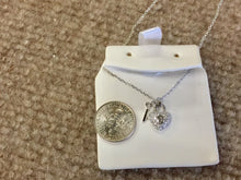 Load image into Gallery viewer, Silver Key To Your Heart Pendant With Chain