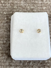Cargar imagen en el visor de la galería, Half Carat Diamond Gold Earrings