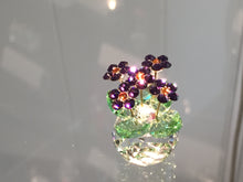 Load image into Gallery viewer, African Violet Crystal Figurine