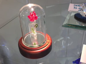Enchanted Rose Crystal Figurine