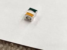 Load image into Gallery viewer, Ireland Flag Silver Bead