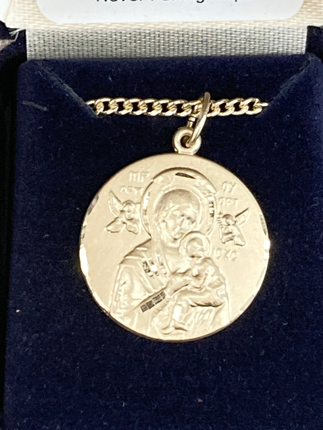 Our Lady Of Perpetual Help Gold Filled Pendant
