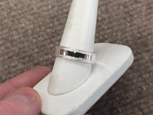 Silver Men's Wedding Ring