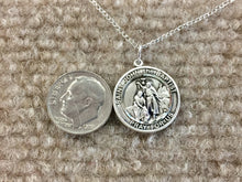 Load image into Gallery viewer, Saint John The Baptist Medal With 18 Inch Silver Chain Religious