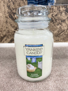 Clean Cotton Large Yankee Candle