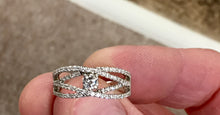 Load image into Gallery viewer, Diamond Ring 14 K White Gold 0.55 Carats