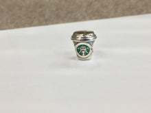 Load image into Gallery viewer, Coffee Cup Silver Bead