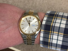 Load image into Gallery viewer, Seiko Gold And Silver Color Men&#39;s Watch