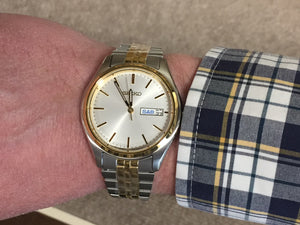 Seiko Gold And Silver Color Men's Watch