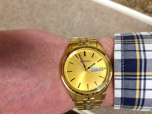 Seiko Gold Color Men's Watch