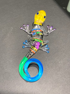 South West United States Gecko Glass Figurine