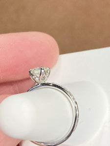 Diamond Engagement Ring White Gold