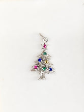 Load image into Gallery viewer, Silver Christmas Tree Charm