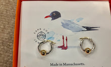 Load image into Gallery viewer, Cape Cod Gold And Silver Hoop Earrings