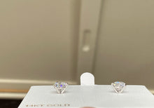 Cargar imagen en el visor de la galería, Lab Created 2.38 Carat Round White Gold Diamond Earrings