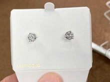Charger l&#39;image dans la galerie, Lab Created 2.38 Carat Round White Gold Diamond Earrings
