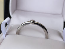 Load image into Gallery viewer, Silver Diamond Stackable Ring