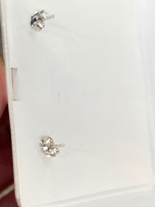 Sapphire White Gold Earrings
