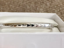 Load image into Gallery viewer, Silver Children&#39;s Heart Bangle Bracelet