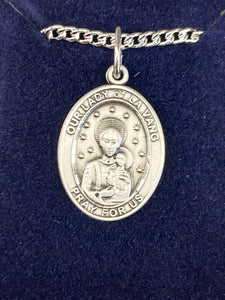 Our Lady Of La Vang Silver Pendant With Chain