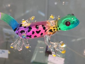 Gecko Glass Figurine