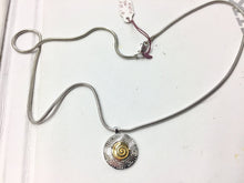 Load image into Gallery viewer, Silver And Gold Pendant With Chain