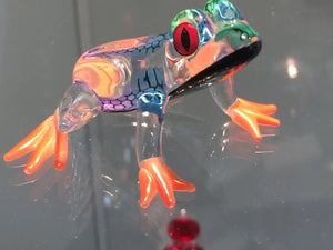 Frog Glass Figurine