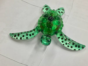 Green Sea Turtle Glass Figurine