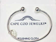 Load image into Gallery viewer, Cape Cod Sterling Silver 7 Inch Cuff Bracelet With Polishing Cloth