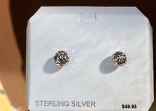 Cargar imagen en el visor de la galería, Sterling Silver 8 Millimeter Ball Stud Earrings