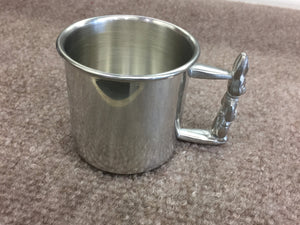 Pewter Bunny Rabbit  Baby Cup